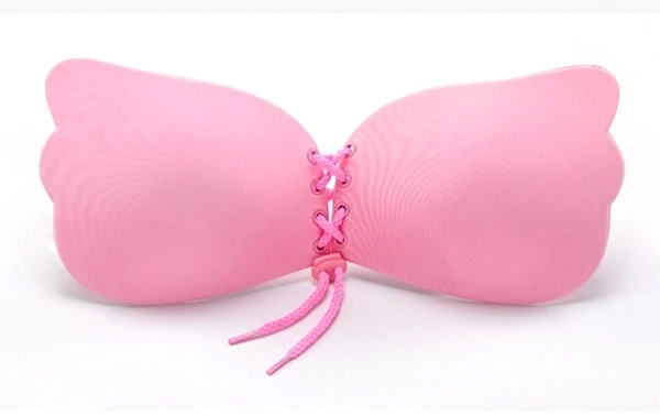 Sexy Deep V-shaped Gel Invisible Backless Bra Self Adhesive Strapless Bandage Silicone Breast Lift Push Up fly wing Bras