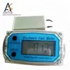 Hot Selling Flow Measuring Instrument Sensor Turbine Meter Lcd Display Thread Type Organic Liquid