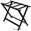 Office Elements Folding Collapsible Travel Luggage Rack with Black Nylon Straps