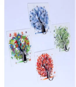 Image of Strong Adhesive Hook Waterproof Transparent Strong Stick Hook Kitchen/bathroom/bedroom/Wall Hanger