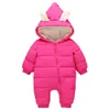 Children's Cotton Infant Kids Newborn Baby Girl Boy Snowsuit Rompers Jumpsuit Clothing Clothes for Winter
