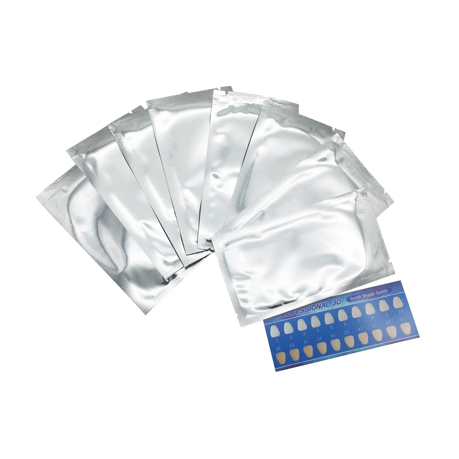 

Premium Home Teeth Whitening Dry Strips 28 Peroxide Free Teeth Whitener Kit, Custom