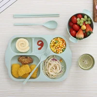 

Children Dinner Set Biodegradable Plates Sets Dinnerware Kids Dinner Plate Set Of 6