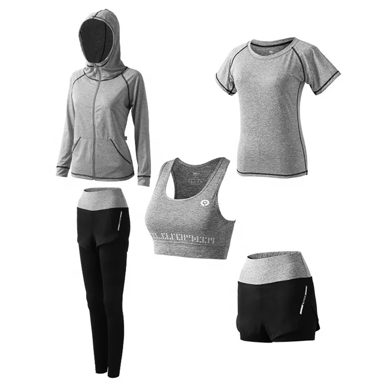 

Wholesale Custom Gym Yoga Wear Women Ladies Girls Sports Wear Sets, Pink black green