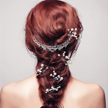 2019 Girls Fashion Hairpins Simulate Pearl Wedding Bridal Hair