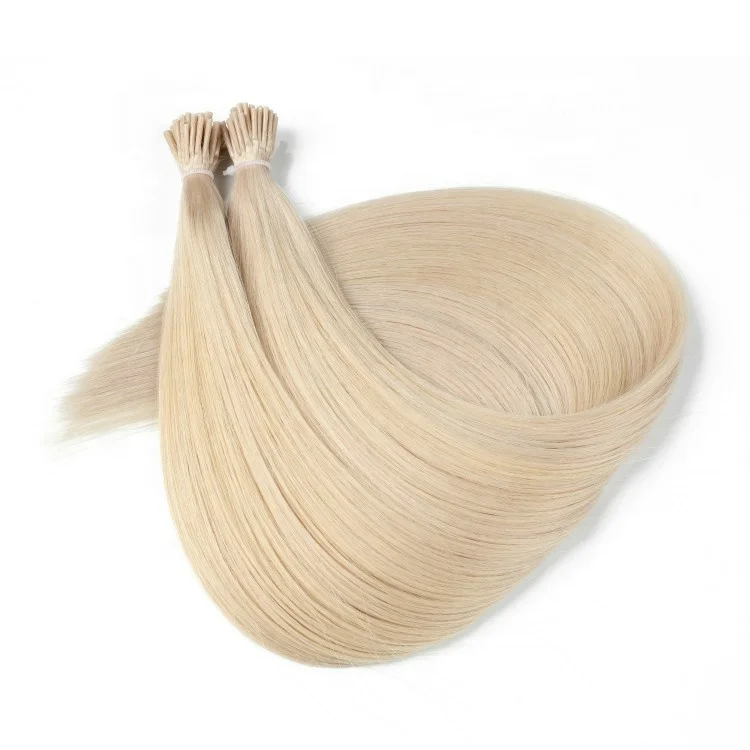 

Wholesale Price 100% Human Hair Pre-bonded Stick I Tip Hair Extension Blonde Remy Indian Hair