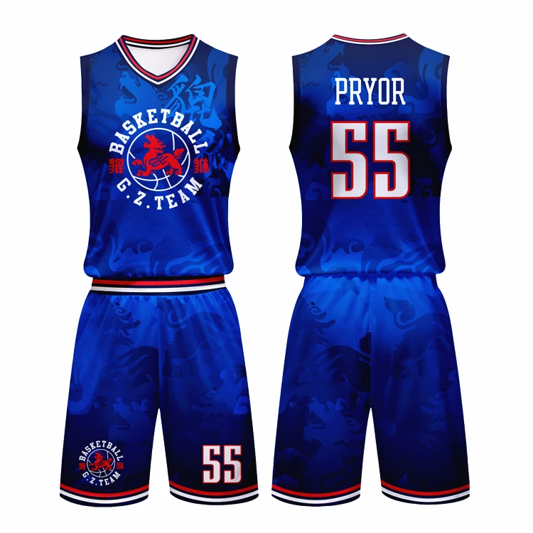 

Loose vest sublimation suit blank basketball jerseys uniforms