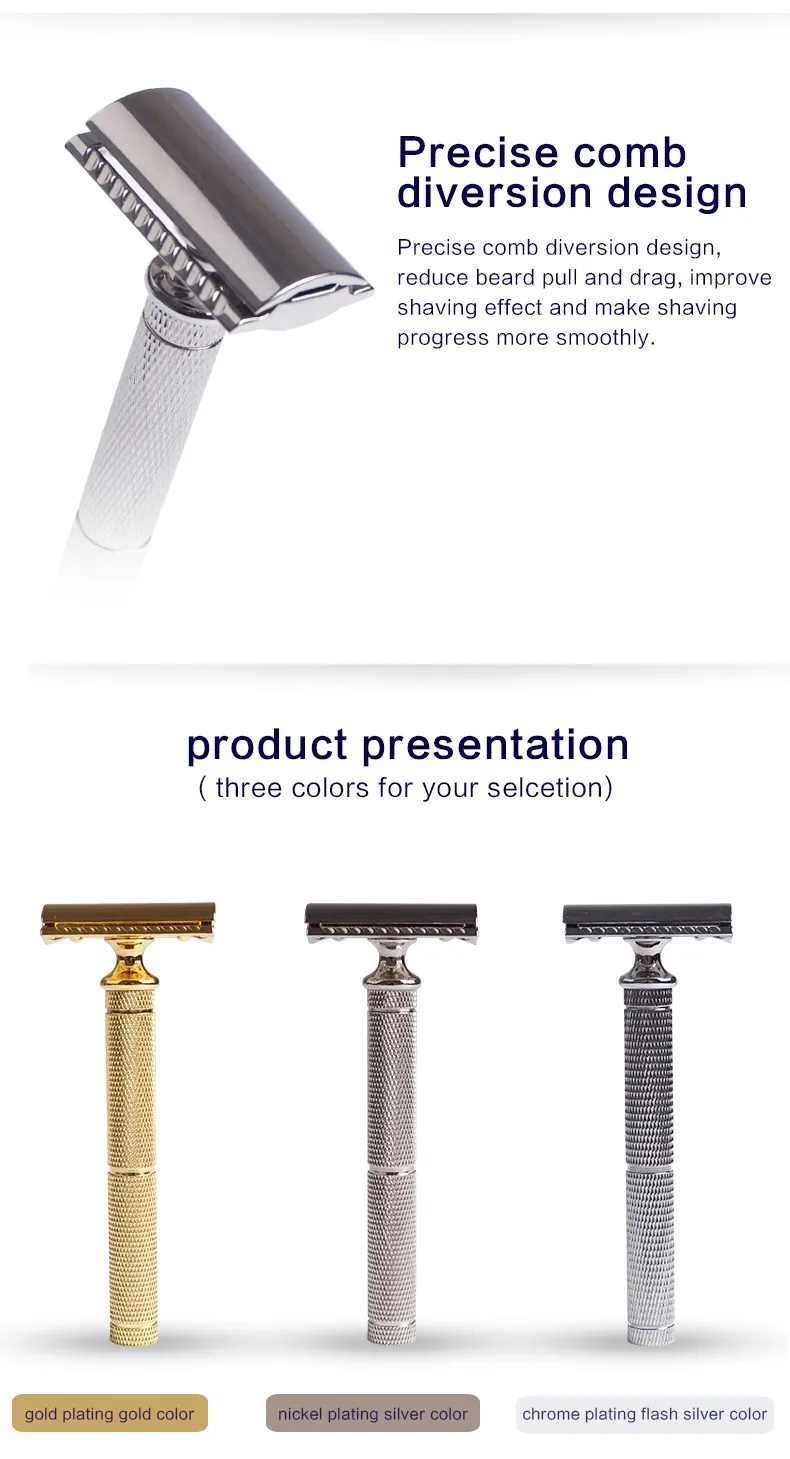 2019 New Design Classical Shaving Safety Razors For Men Butterfly Razor
