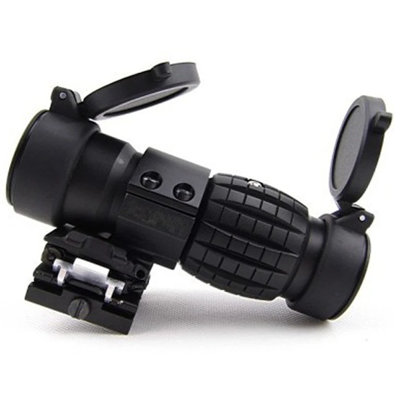 

Tactical Hunting Airsoft Scope 3X Magnifier Rifle Scope, Black
