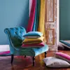Monad soft plain solid italian velvet fabric wholesale for sofa and curtain upholstery cushion cover