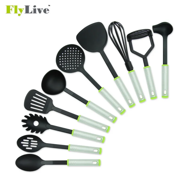 

Best Kitchen Accessories 18pcs Premium Quality Stainless Steel and Nylon Kitchenware Set