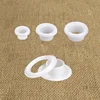 Guanfeng Wholesale White And Clear Transparent Color Different Sizes Tag Hole Grommet Shoes Plastic Grommet Eyelet