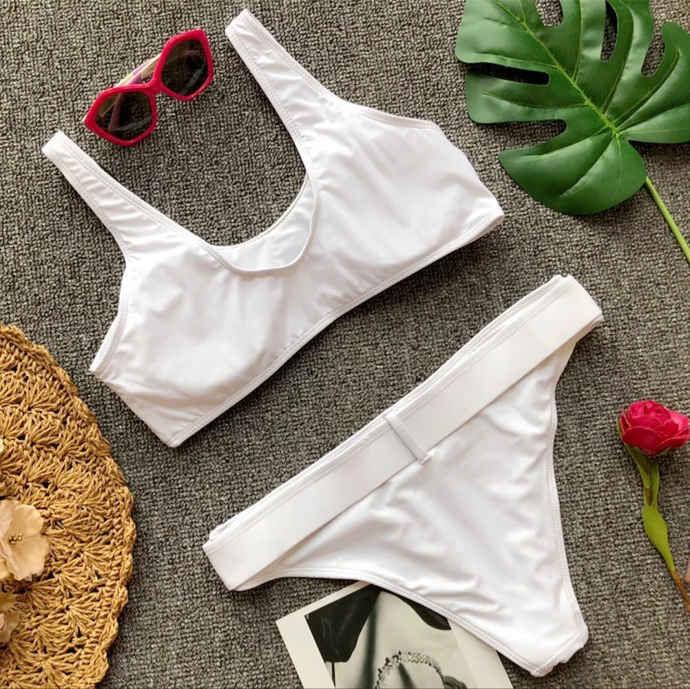 Fashion High Waist Women Nylon Swimwear Buy High Waist Swimwear