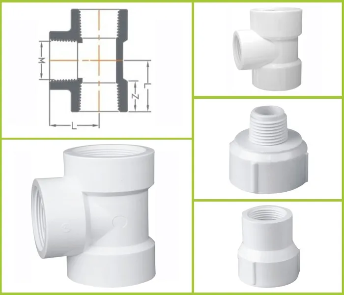 High Pressure Bs Standard Pvc Sanitary Pipe Fittings With Full Size Pvc