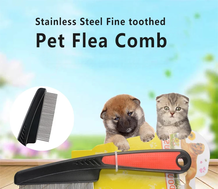 Home Tick Removal Tool Stainless Steel Fine Toothed Flea Remover Comb