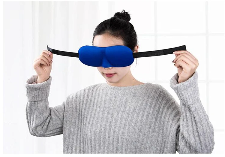 1Pc 3D Sleep Mask Natural Sleeping Eye Mask Eyeshade Cover Shade Women Men Soft Eye Patch