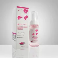 

Private Label Facial Rose Cleansing Mousse Foam Facial Cleanser Face Wash