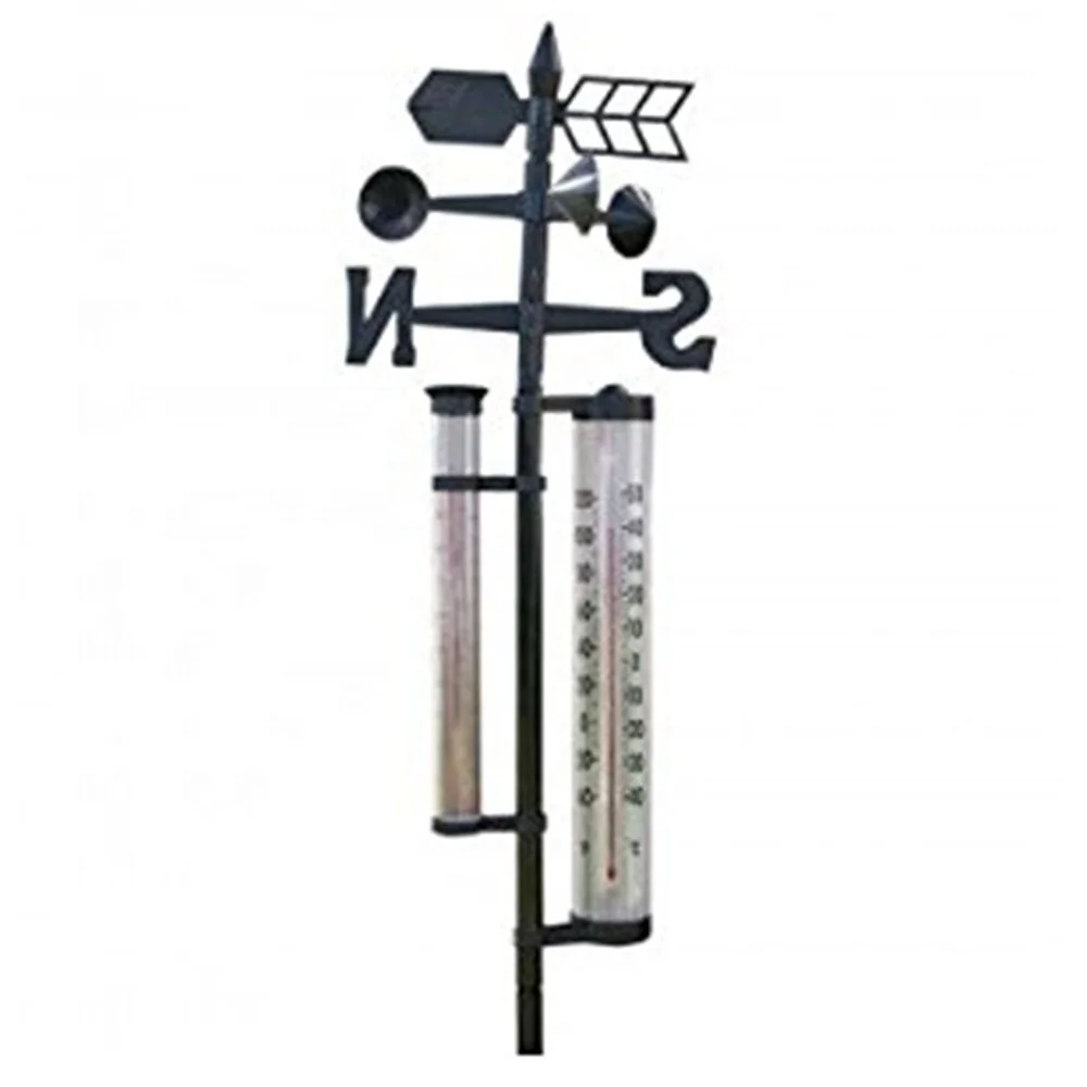 Garden Plastic Rain Gauges With Ground Stake Mounting Bracket Rain
