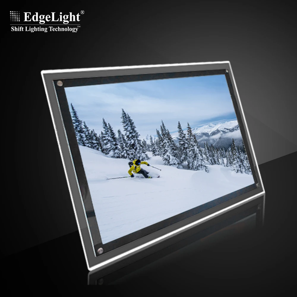 Edgelight Af40 Illuminated Led Frames Backlit Factory Made Aluminum Led