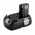 リチウムイオン交換日立 18V 2000mAh 充電式リチウムイオン電動工具バッテリーパック日立 BCL1815 EBM1830 ドリル