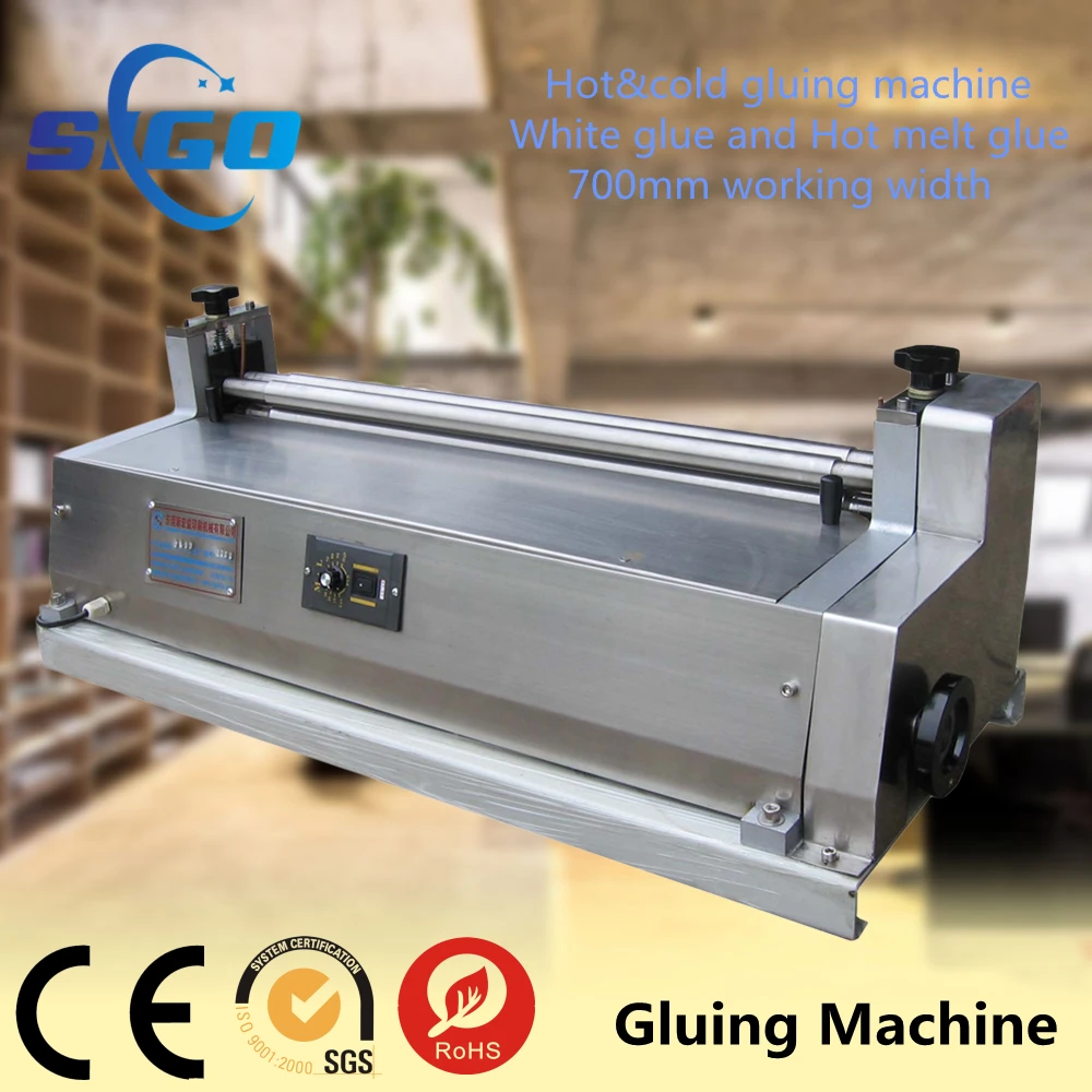 
SG-720B Hot sale high quality hot and cold single side paper board gluing machine 