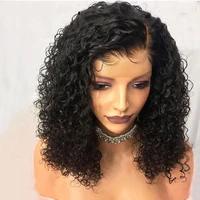 

Bob Curly Lace Front Human Hair Wigs For Black Women With Baby Hair Glueless Pre Plucked Brazilian Remy Short Bob Wig