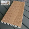 Better slip resistance 3D embossing wpc flexible composite decking for kindergarten