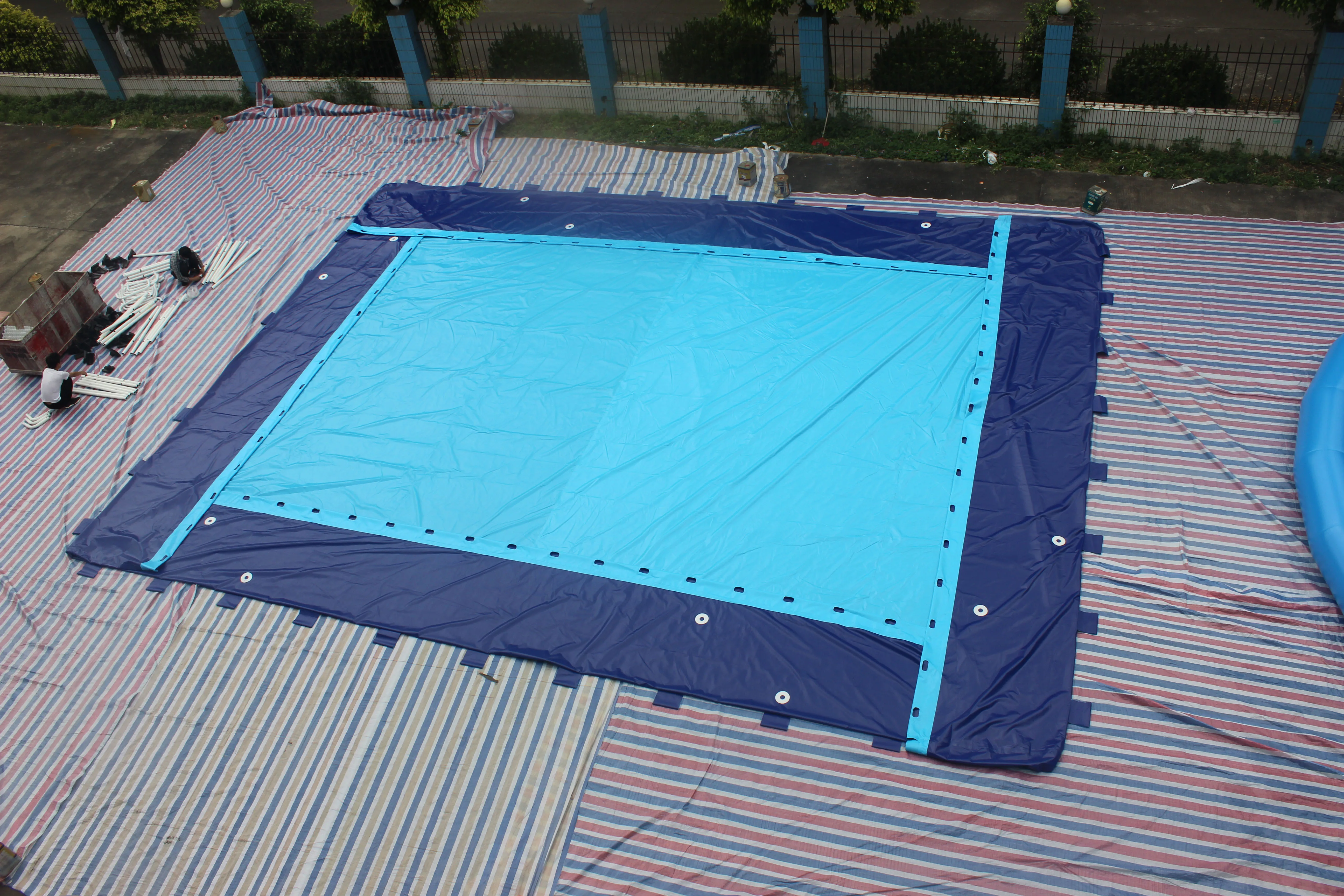 Summer Outdoor Metal Steel Frame Swimming Pool Equipment