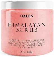 

OEM Customized Organic Dead Skin Removing And Skin Moisturizing Pink Body Care Himalayan Salt Scrub