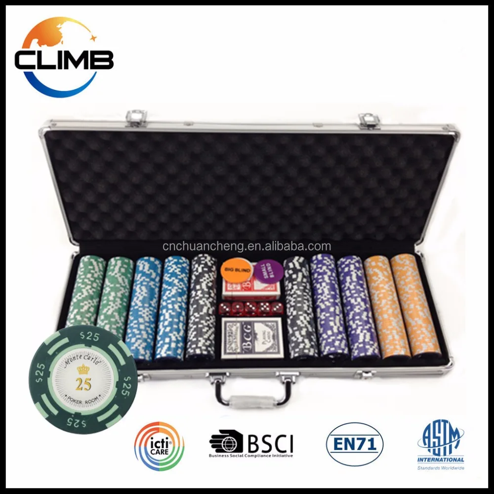 Ltd 500-piece poker chip set