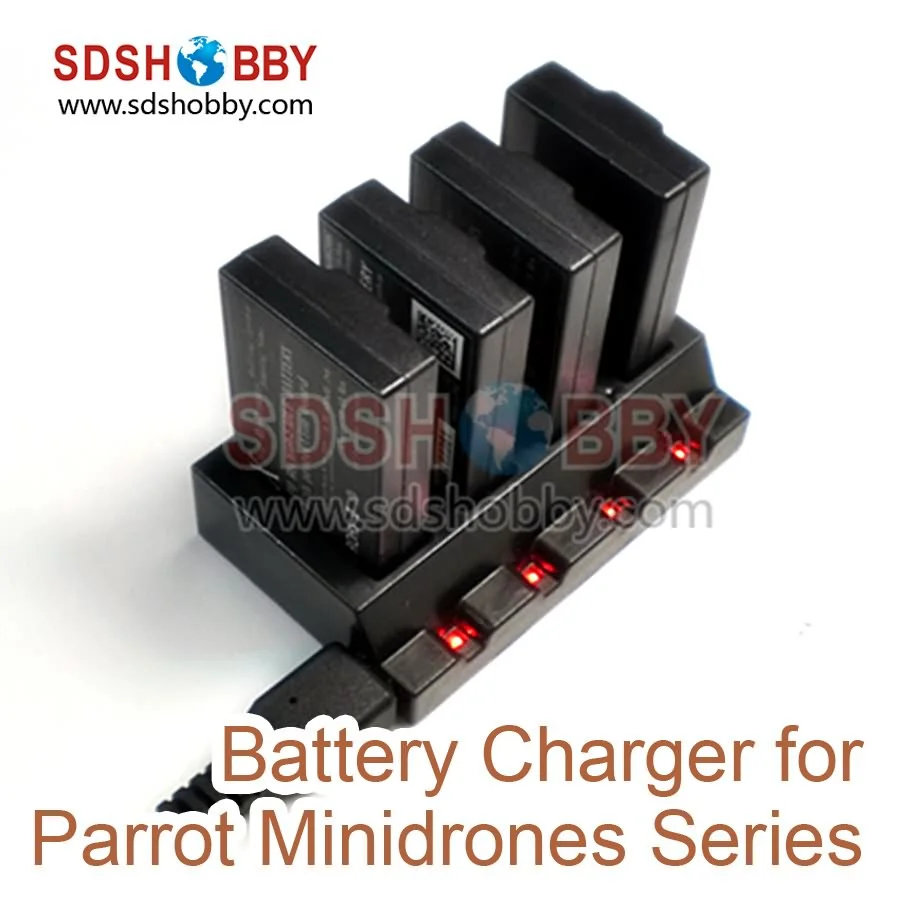 Parrot Minidrones Series Parallel Battery Charger Adapter Parallel Charging Board Plate for Parrot Rolling Spider/ Jumping Sumo