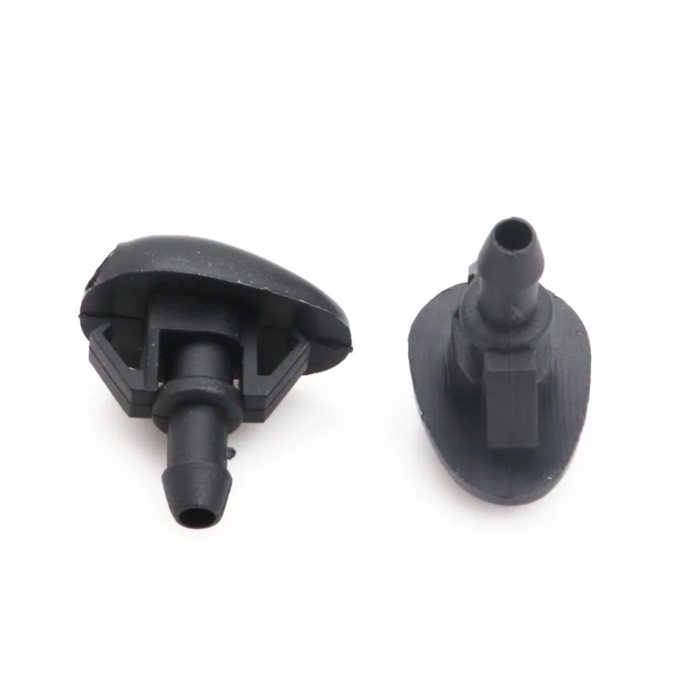 

2 Pcs Car Windshield Washer Sprayer Nozzle Dual Holes For Nissan
