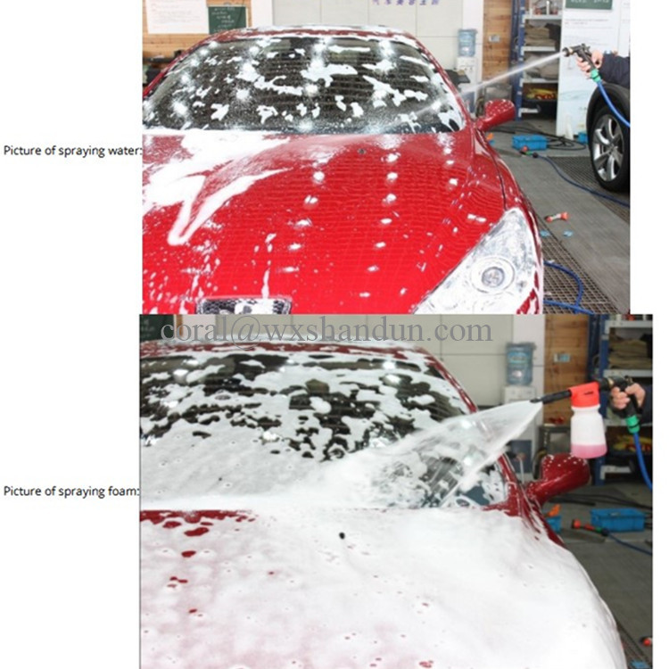 Low Pressure Garden Hose Snow Foamer For Car,900 Ml Adjustable Foam