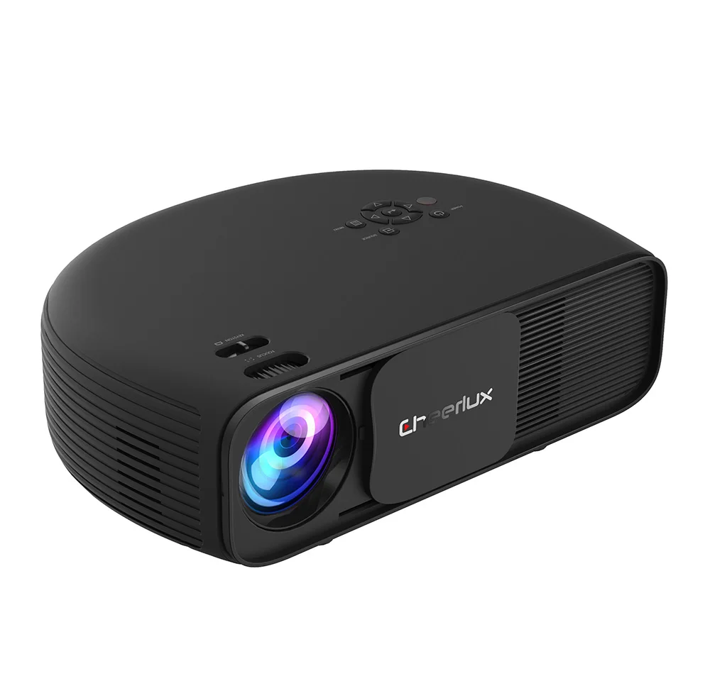 

CHEERLUX mobile projector 720p full hd led projector, Black