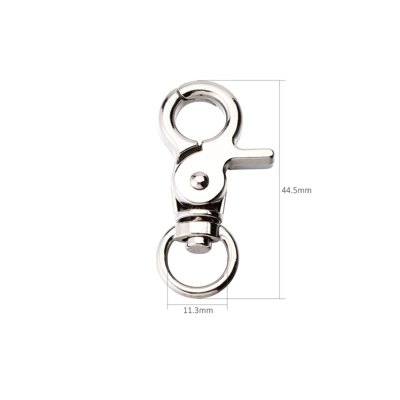 

44.5mm Snap Hook Zinc Alloy for 11mm Strapping Key Ring DIY Accessories Swivel Snap Hook Bm06ym03-11.1