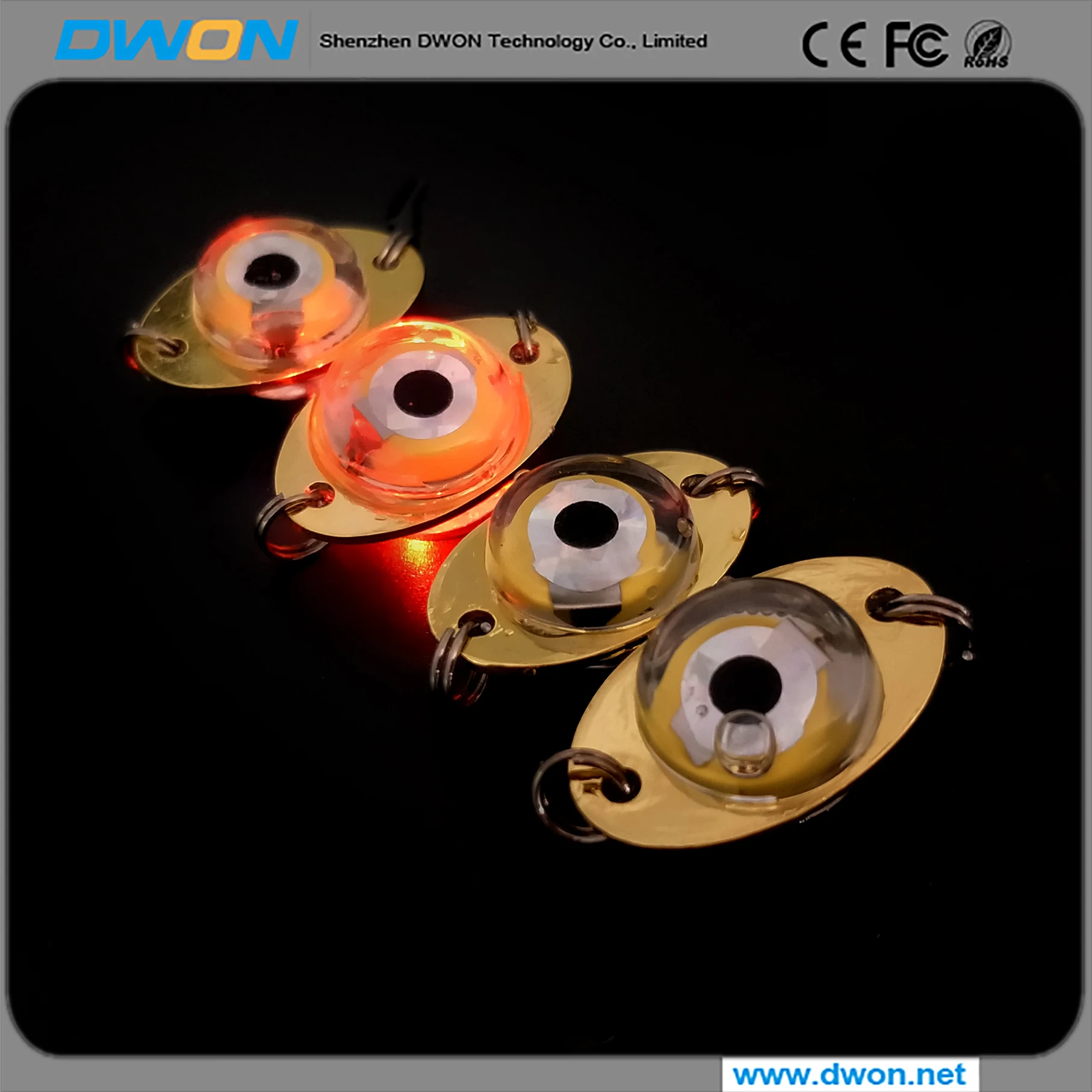 High Quality Led Electronic Squid Jig Fishing Lure Squid Hooks Led