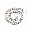 Stainless Steel Chain Collar Link Pet Training Two Ring Dog Chains