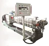 Mixing twin screw extruder for plastic polymer modification