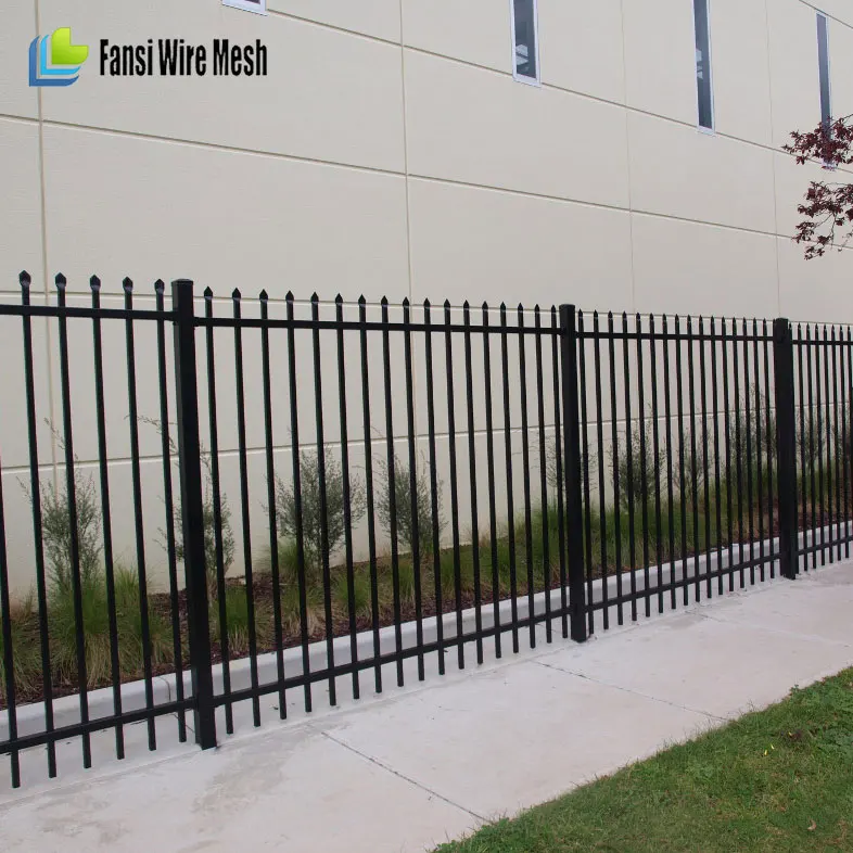 2.1x2.4m Garden Customized Terrace Steel Fence Design Steel Fence Panel ...