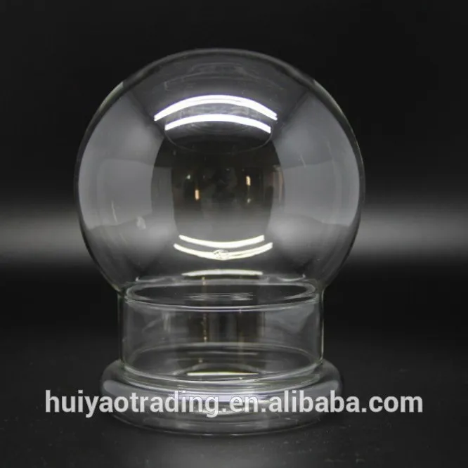 Christmas Hand Blown Clear Glass Snow Balls Buy Hand Blown Clear