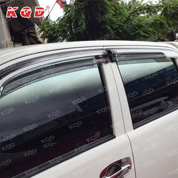 Car Accessories Rain Guard Weather Shield Wind Deflector Door Car Chrome Window Visor For Innova Hilux Vigo Buy Car Window Visor Body Kit For Toyota