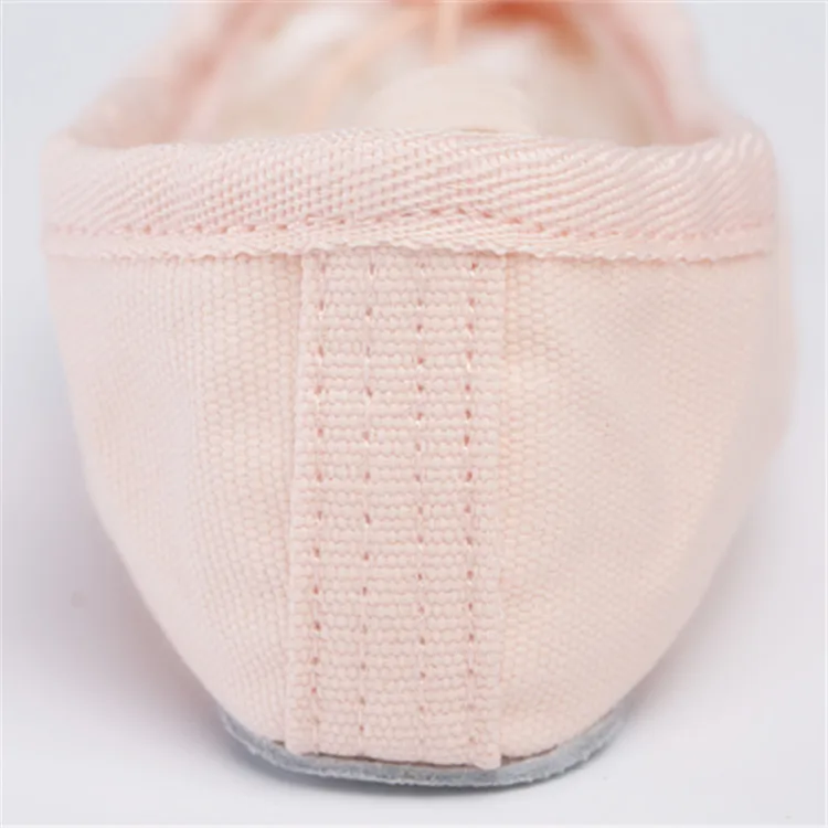 Wholesale Professional Kids Girls Canvas Ballet Shoes White Dance