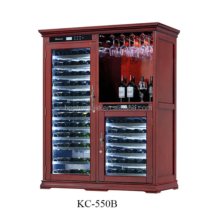 154208 Bottles Capacity Upright Freesatnding Dual Zone Wine Cellar