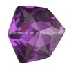 purple special shape brilliant semiprecious stones cubic zirconia CZ stone synthetic gems gemstone beads for jewelry making