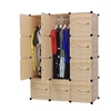 12 cubes Modular Plastic Wardrobe Cabinet Muti use DIY Cloth Storage