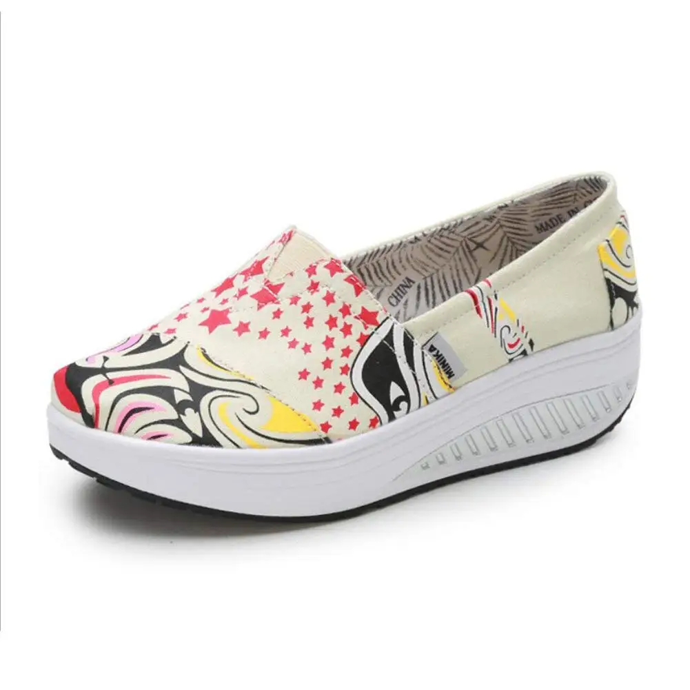 XUEXUE Womens Shoes Canvas Spring Fall Loafers /& Slip-Ons Driving Shoes Fitness Shake Shoes Shake Shoes Shaking Shoes Flat Loafers Sneakers Athletic Shoes Platform Shoes Color : B, Size : 39