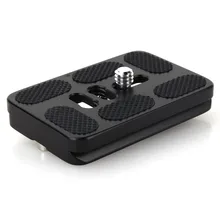 Black Color Camera Accessories Professional PU-60 Quick Release Plate 60mm For Universal Digital Cameras