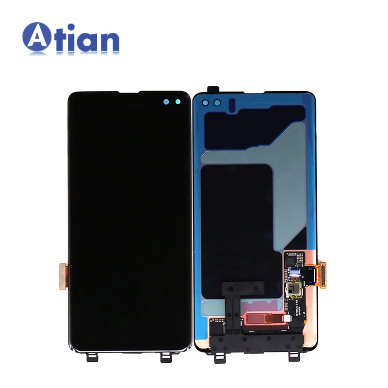 

For Samsung S10 Plus Display for Galaxy S10 Plus LCD S10+ G9750 G975F G975U G975W LCD Touch Screen Digitizer Assembly G975 LCD, Black