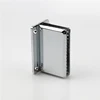 Aluminum stainless steel brass brushed nickel 90 degree glass panel to wall fixing 8 mm black corner hinged clamp for track