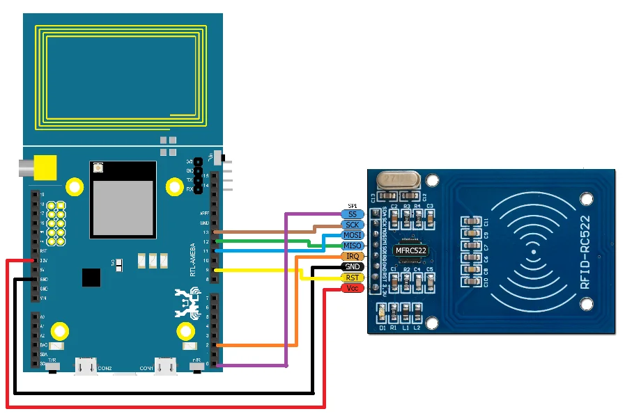 Схема подключения rfid rc522 к arduino uno